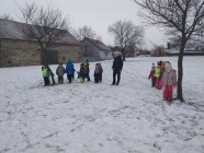 Lednové ledové království - týdenní téma ve školce